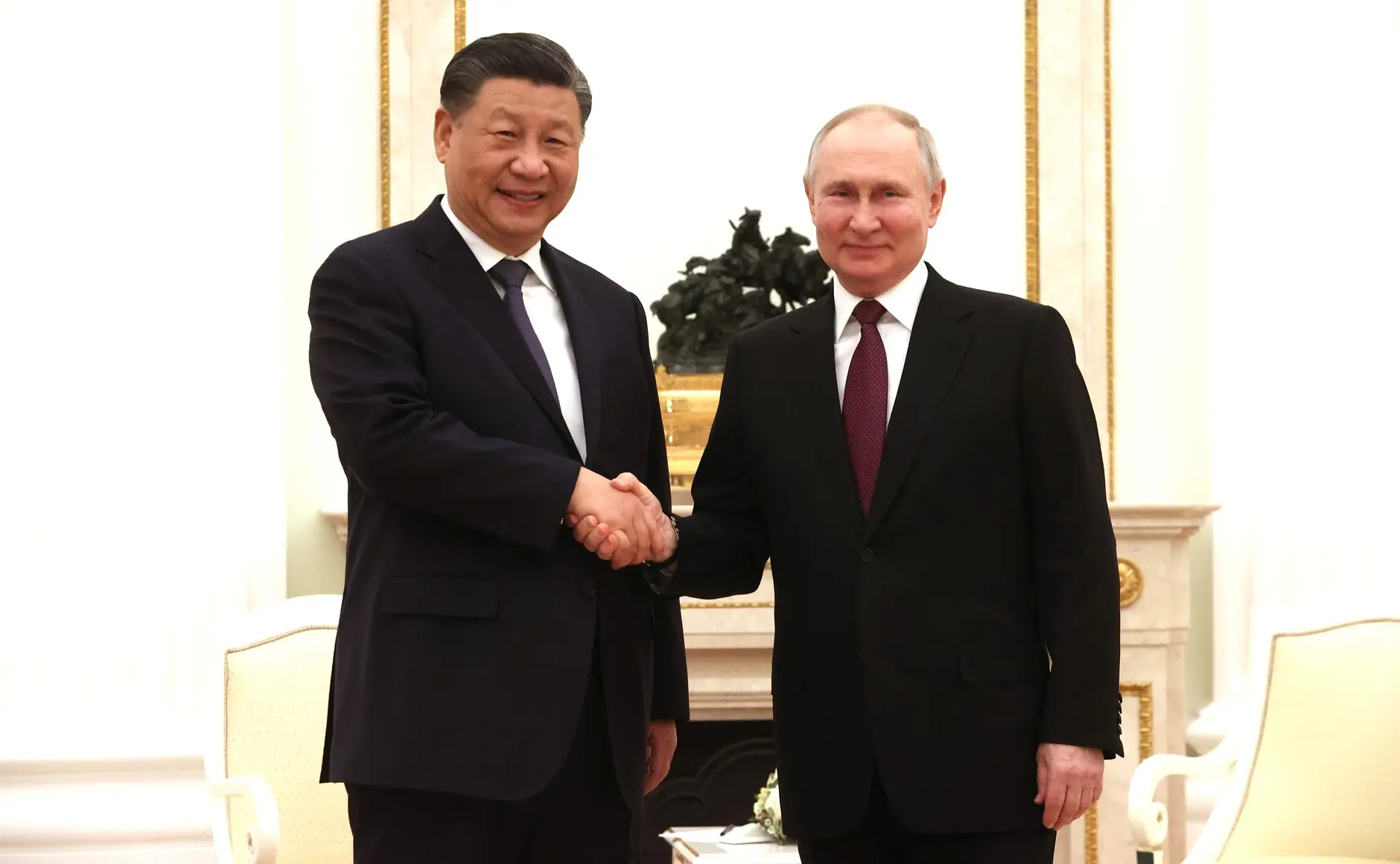 Встреча Владимира Путина с Председателем Китайской Народной Республики Си Цзиньпином